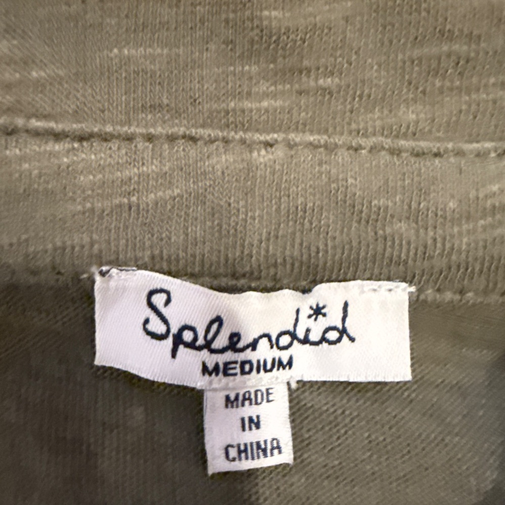 Splendid Button Down Short Sleeve Top - image 4